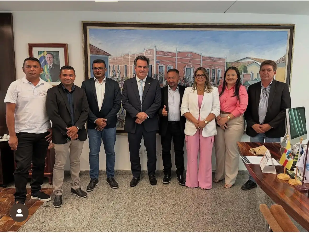 Reunião no gabinete do senador Ciro Nogueira