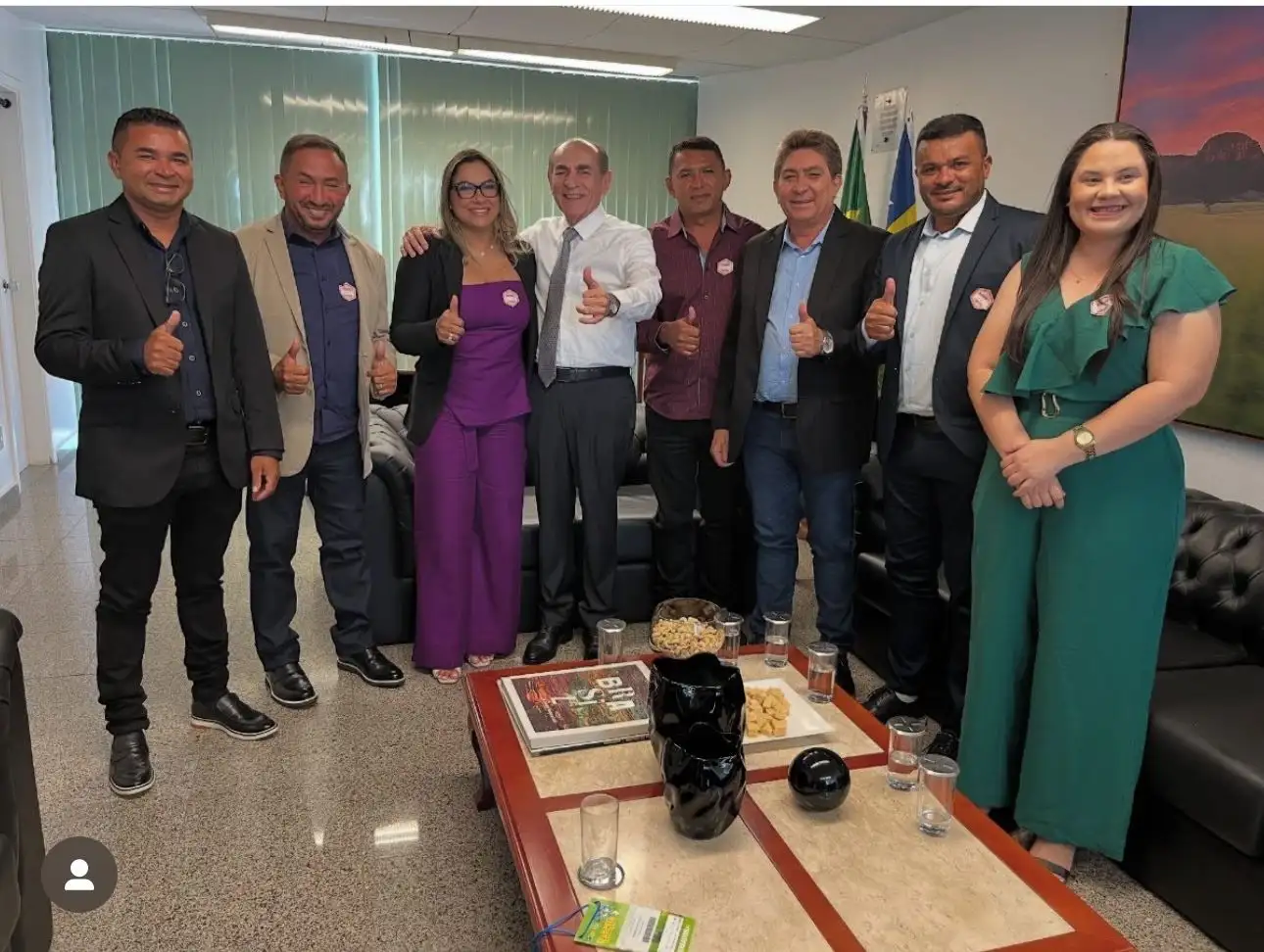 Visita ao gabinete do senador Marcelo Castro